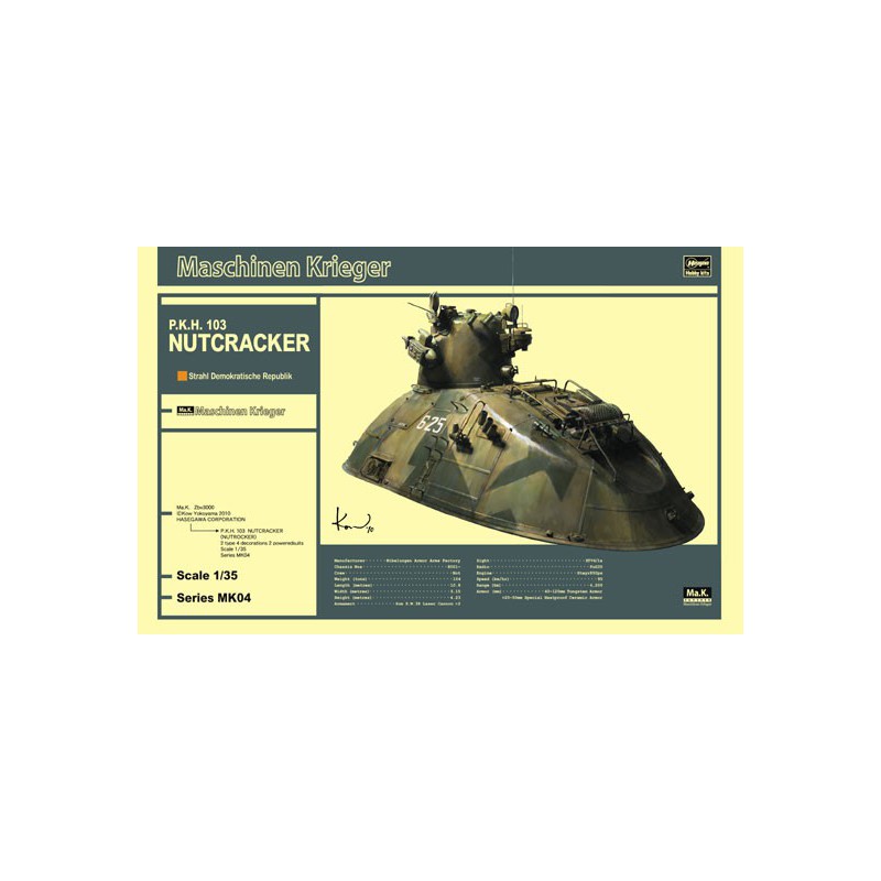 Plastic science fiction model P.K.H. 103 NUTCRACKER 1/35 | Scientific-MHD