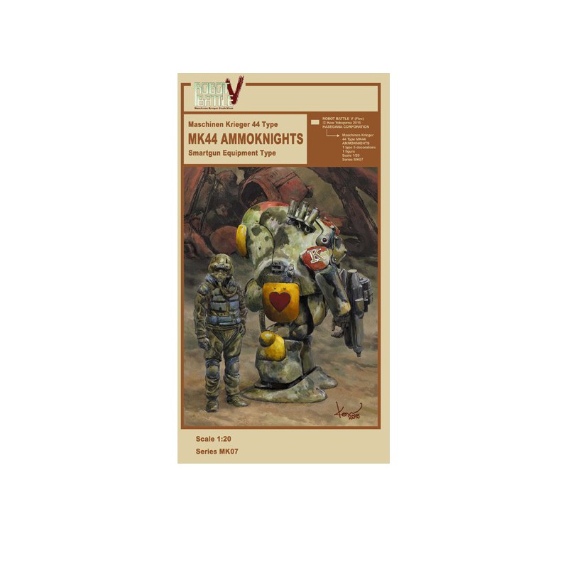 Krieger 44 Robot 1/20 plastic science fiction model | Scientific-MHD