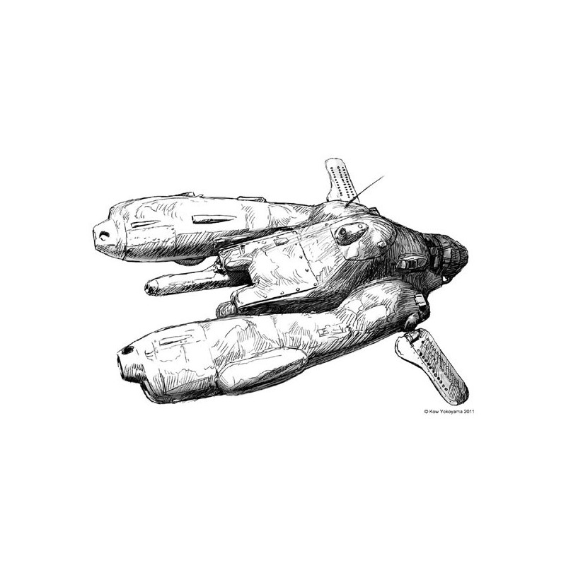 PKF plastic science fiction model. 85bis Griffon 1/20 | Scientific-MHD