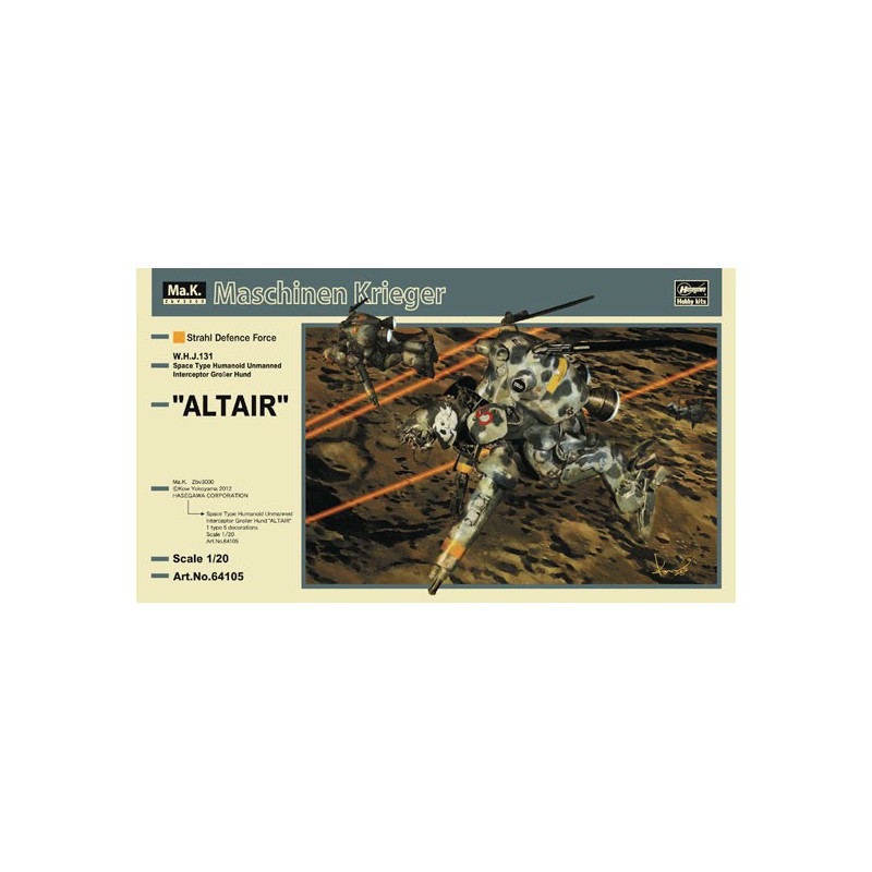 Grosser Hund Altair 1/20 plastic science fiction model | Scientific-MHD