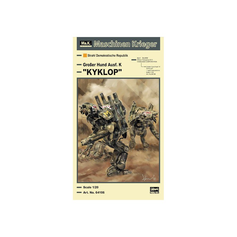 Kyklop Großer ausf plastic science fiction model. K1/20 | Scientific-MHD
