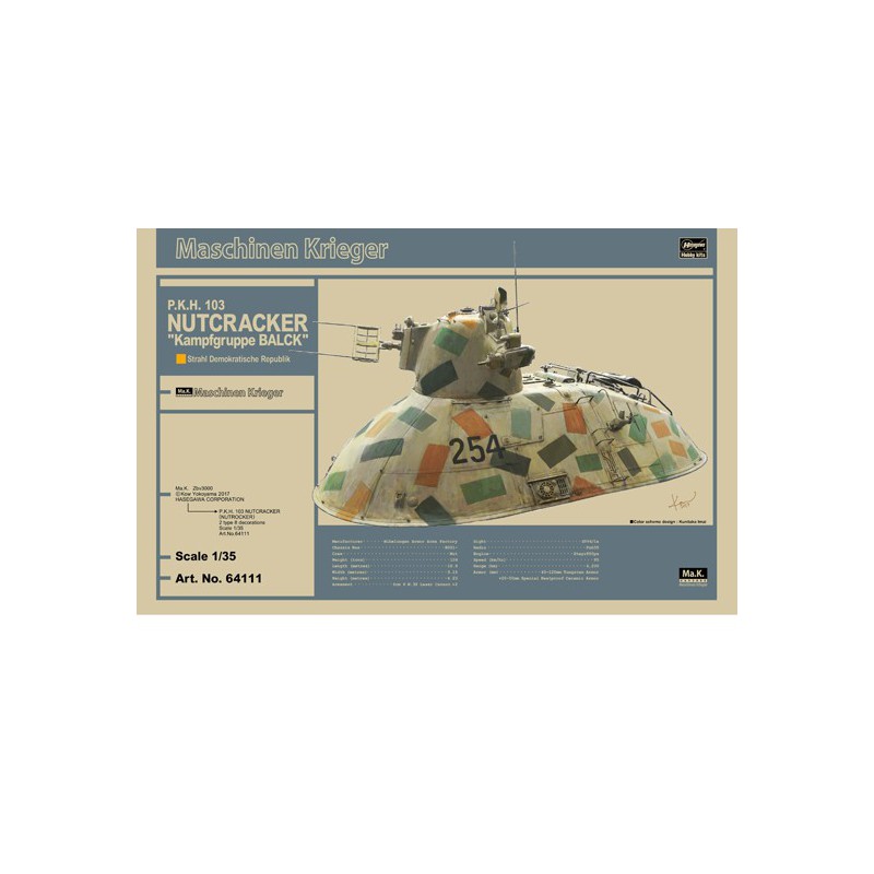 Plastic science fiction model P.K.H. 103 NUTCRACKER 1/35 | Scientific-MHD