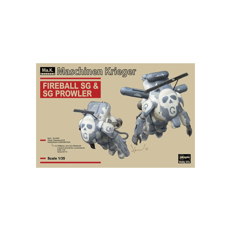 Fireball plastic fiction model SG & SG PLOWLER | Scientific-MHD