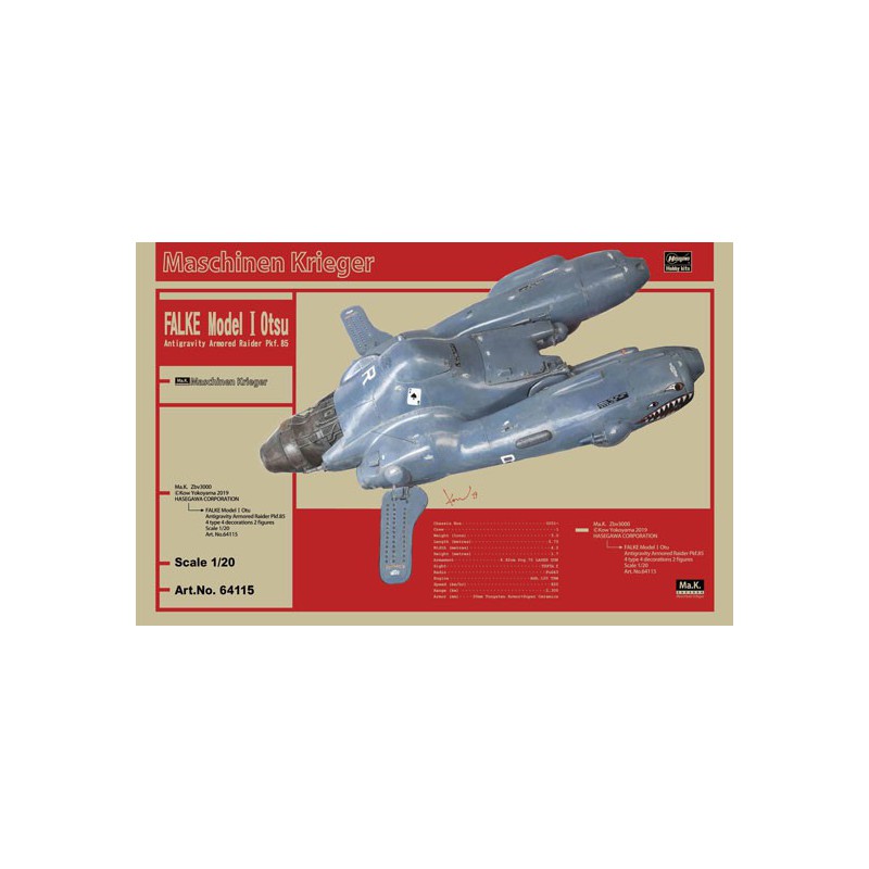 PKF.85 Falke Type I Otsu 1/20 plastic fiction model | Scientific-MHD