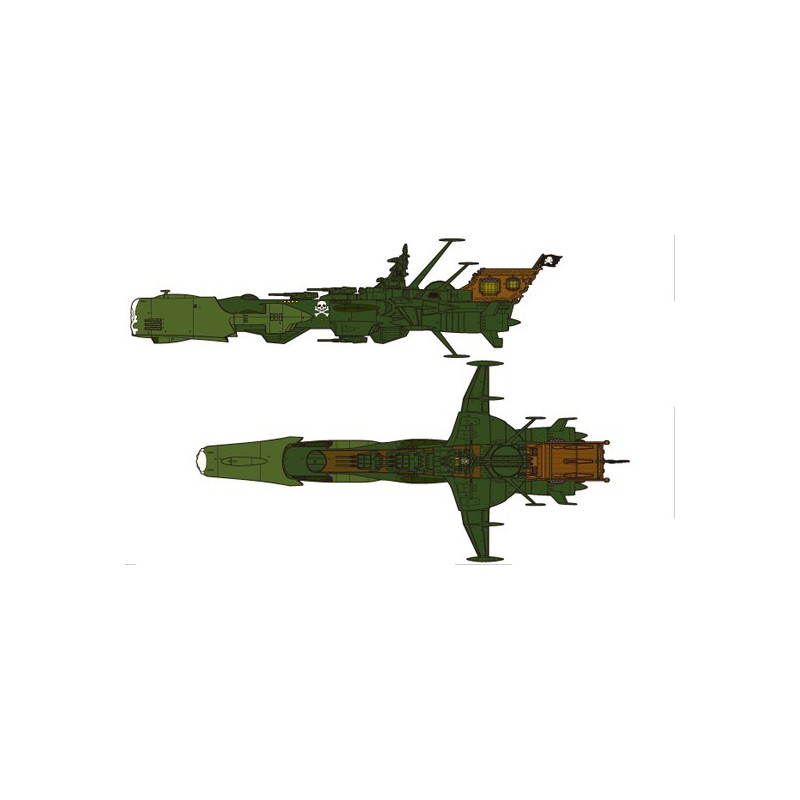 Science fiction model in Pirate Battleship Plastic 1/1500 | Scientific-MHD