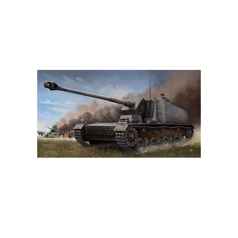 Plastic tank model German 12.8cm Selbstfahrlafette L/61 | Scientific-MHD