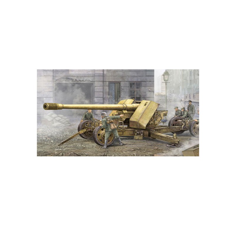 German plastic tank model 128mm Pak44 | Scientific-MHD