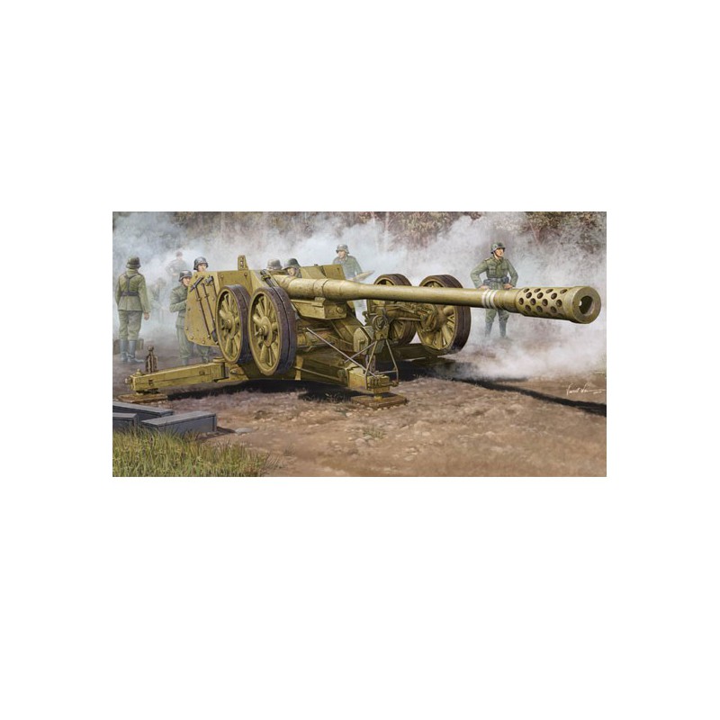 German plastic tank model 128mm Pak44 | Scientific-MHD