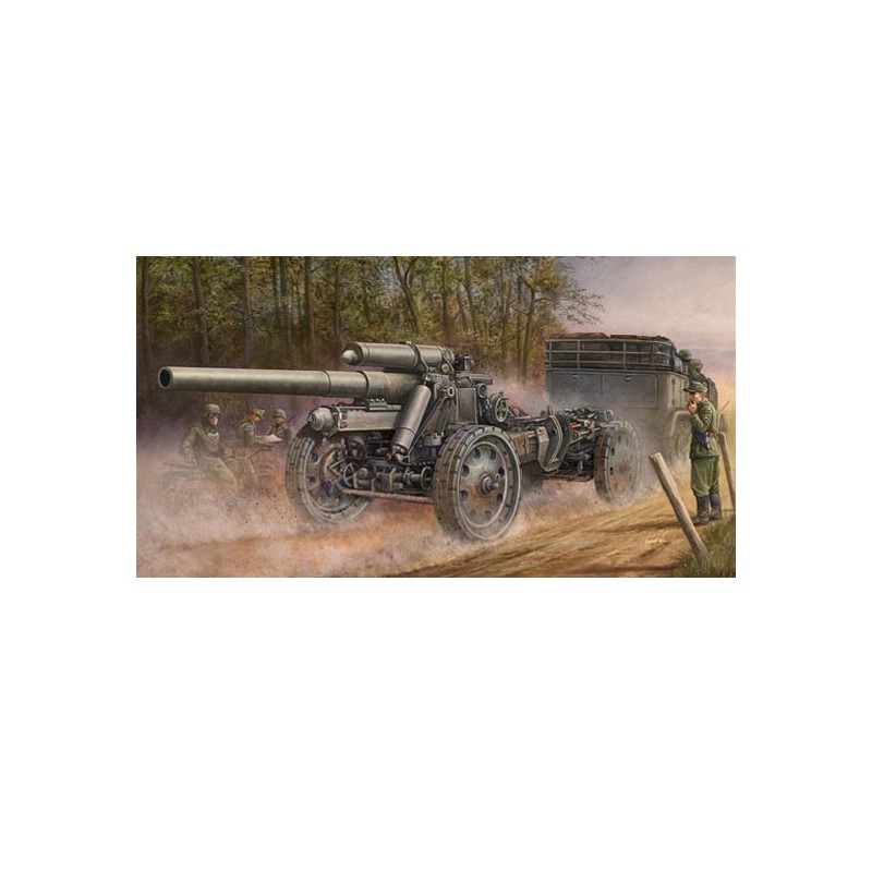 Plastic tank model German 15cm S.FH 18 Field Howitzer | Scientific-MHD