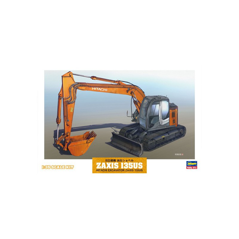 Hitachi excavator 1/35 plastic truck model | Scientific-MHD