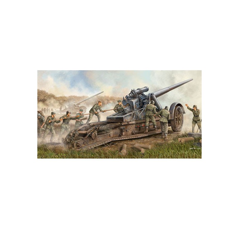 Plastic tank model German 17cm Kanone 18 | Scientific-MHD