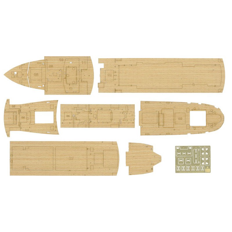 Plastic boat model bridge Immitation Wood for Z28 | Scientific-MHD