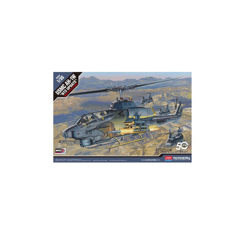 USMC Ah-1w 1/35 plastic helicopter model | Scientific-MHD