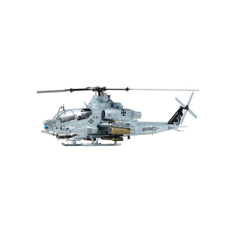 USMC Ah-1z Shark Mouth 1/35 plastic helicopter model | Scientific-MHD