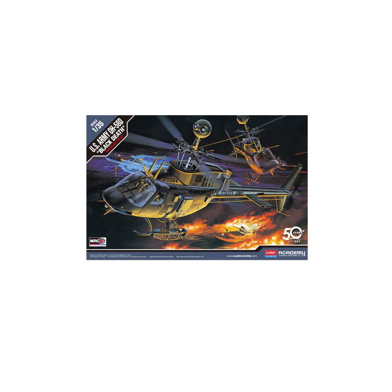 Plastic helicopter model OH-58D Black Death 1/35 | Scientific-MHD