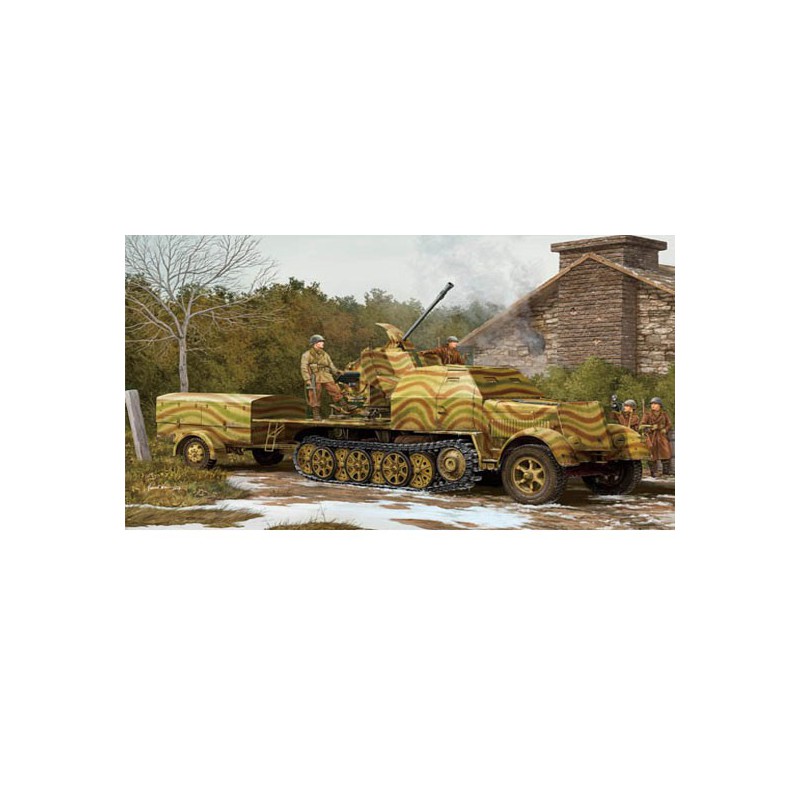 German plastic tank model 3.7cm Flak 43 | Scientific-MHD