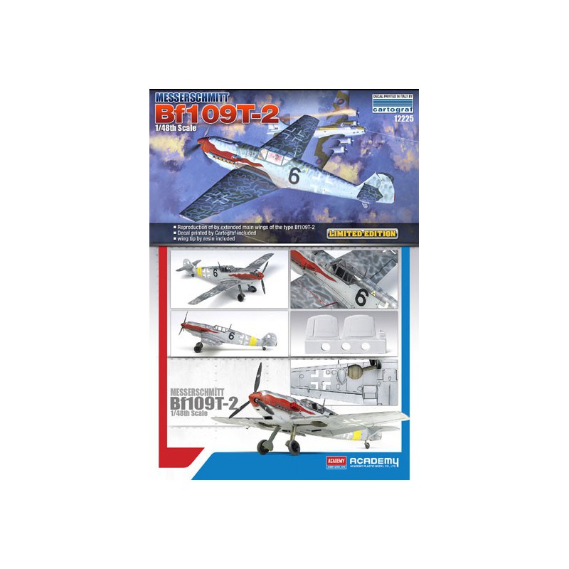 Messerschmitt BF109t-2 1/48 plastic plane model | Scientific-MHD