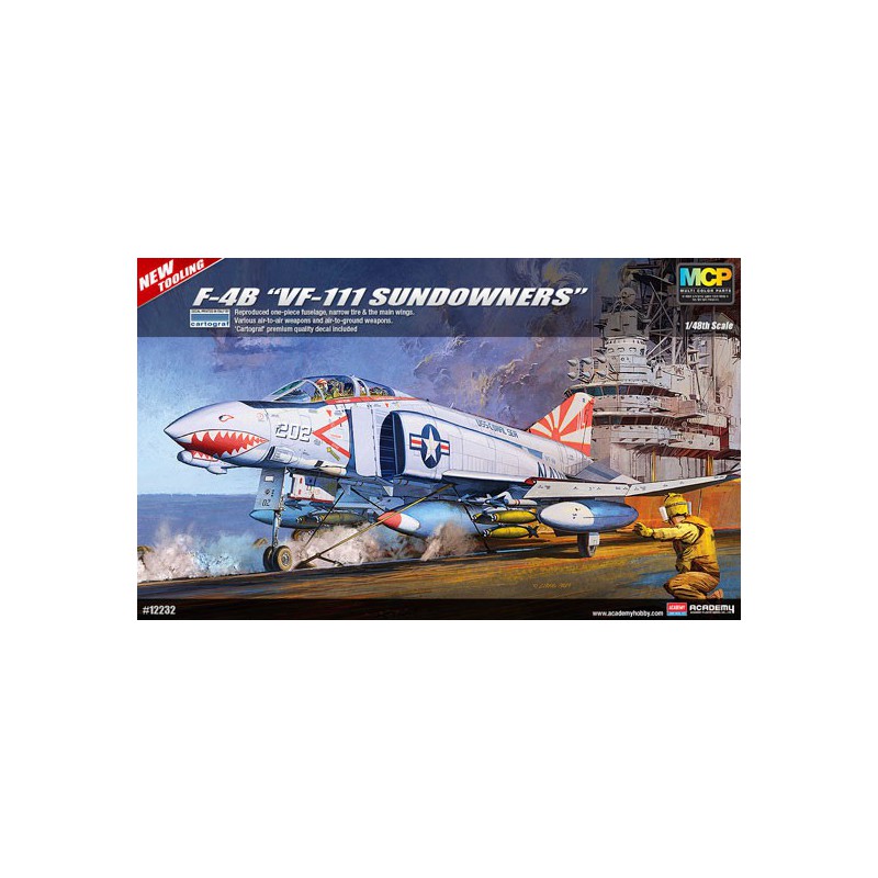 Plastic plane model F-4B Phantom MCP 1/48 | Scientific-MHD