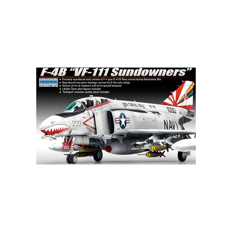 Plastic plane model F-4B Phantom MCP 1/48 | Scientific-MHD