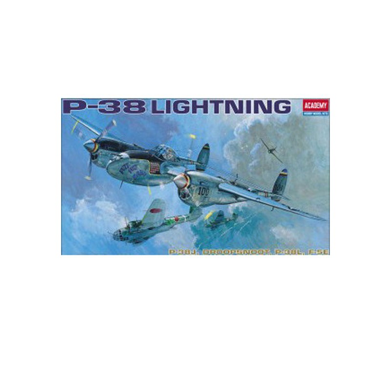 P-38 E/J/L Lightning 1/48 plastic plane model | Scientific-MHD