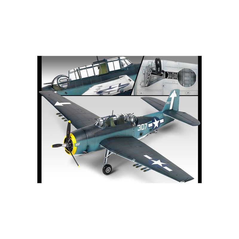 TBM-3 USS Bunker Hill 1/48 plane plane model | Scientific-MHD