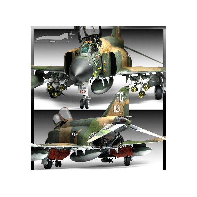 USAF F-4C Vietnam 1/48 plastic plane model | Scientific-MHD USAF F-4C Vietnam 1/48 plastic plane model | Scientific-MHD