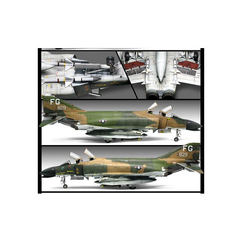 USAF F-4C Vietnam 1/48 plastic plane model | Scientific-MHD USAF F-4C Vietnam 1/48 plastic plane model | Scientific-MHD
