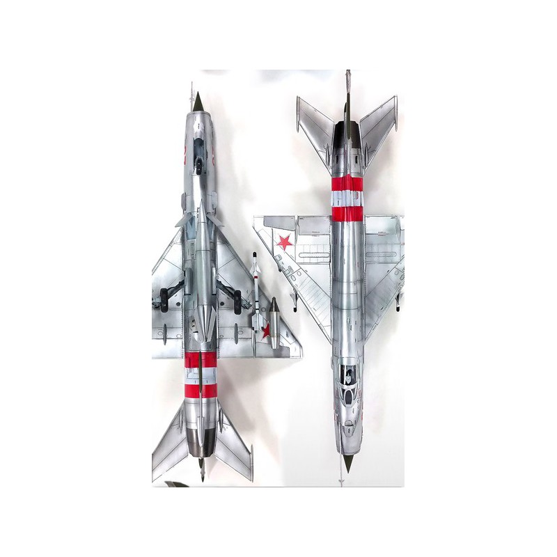 MIG-21MF plastic plane model SOVIET AF 1/48 | Scientific-MHD