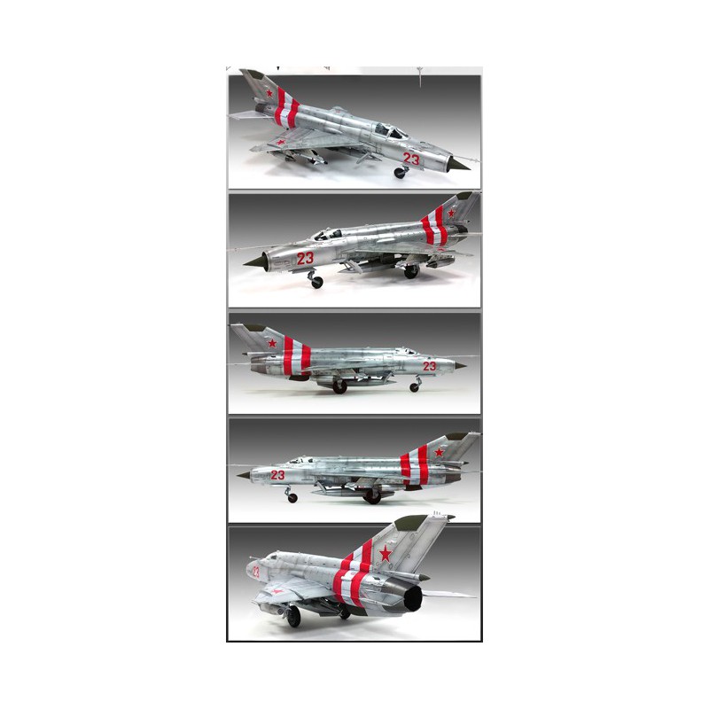 MIG-21MF plastic plane model SOVIET AF 1/48 | Scientific-MHD