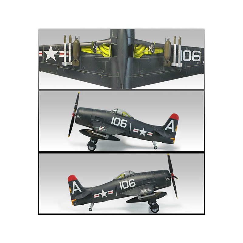 F8F-1 USS Tarawa 1/48 plastic plane model | Scientific-MHD