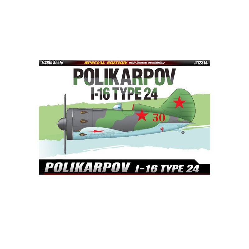 Polikarpov plastic model I-16 T.24 1/48 | Scientific-MHD