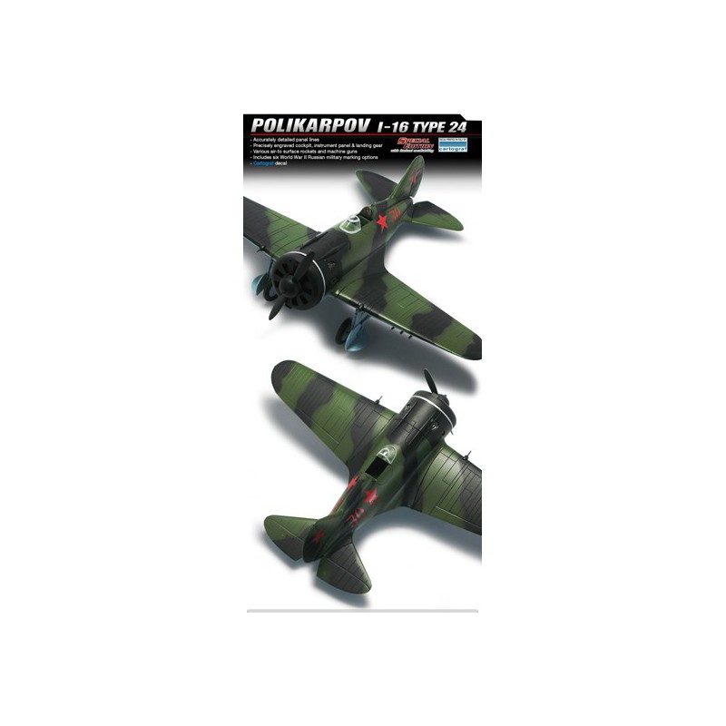 Polikarpov plastic model I-16 T.24 1/48 | Scientific-MHD