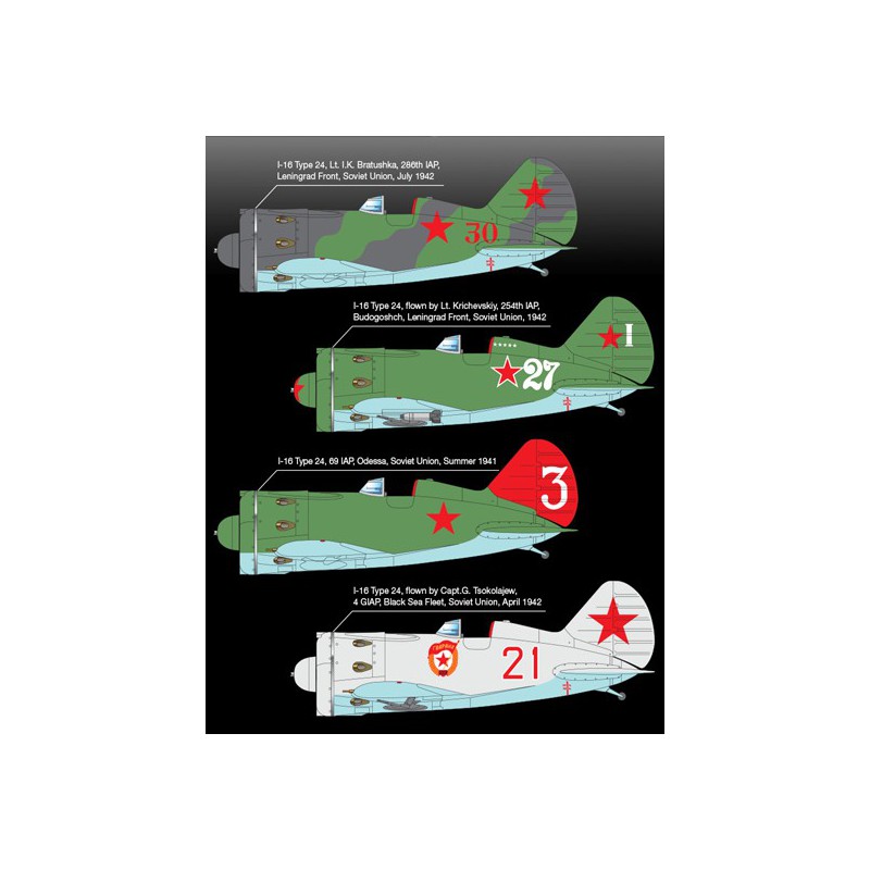 Polikarpov plastic model I-16 T.24 1/48 | Scientific-MHD