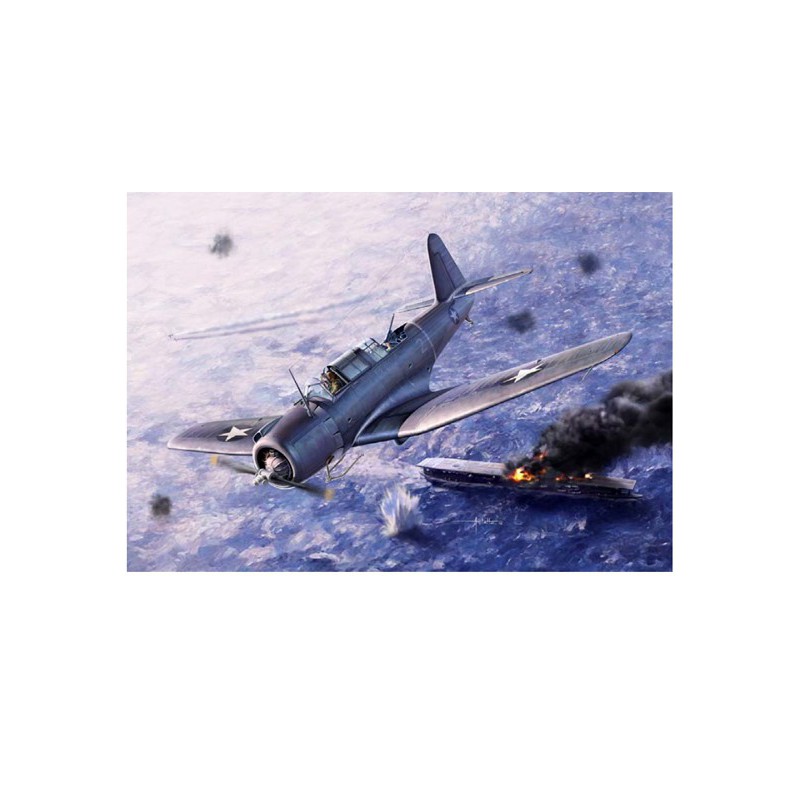 SB2U-3 plastic plane model Vindicator 1/48 | Scientific-MHD