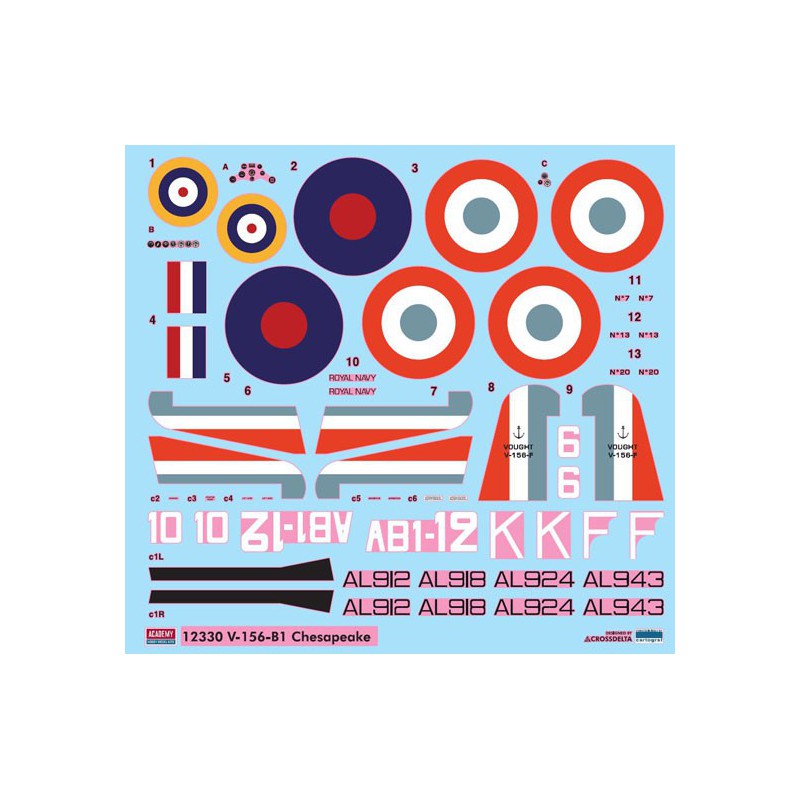 Plastic plane model V-156-B1 French Marine 1/48 | Scientific-MHD