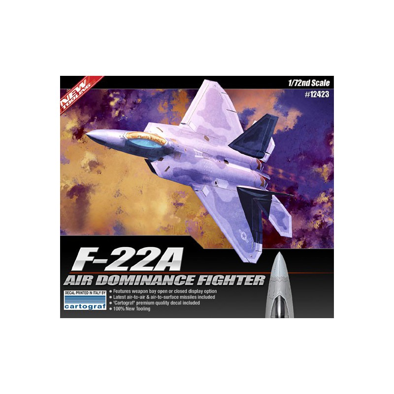 Plastic plane model F-22A Air Dominancefighter1/72 | Scientific-MHD