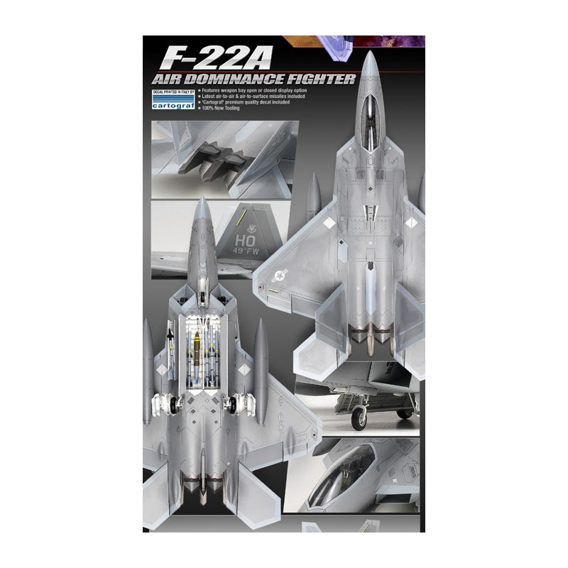 Plastic plane model F-22A Air Dominancefighter1/72 | Scientific-MHD