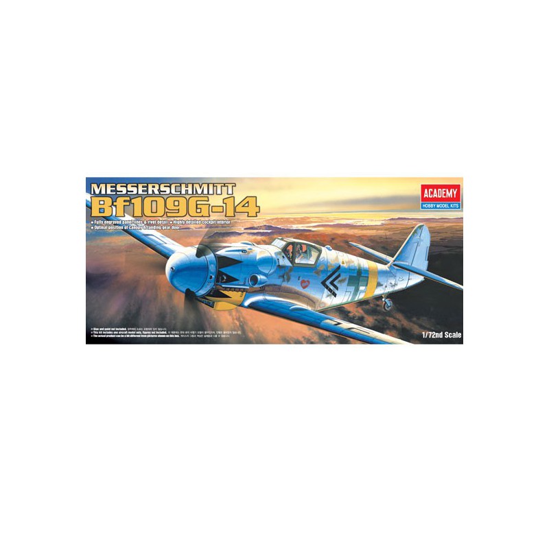 BF109G-14 1/72 plastic plane model | Scientific-MHD