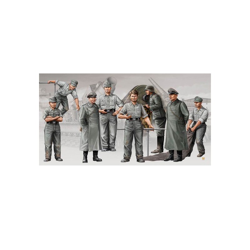 German figurine Karl Gun Artillery Crew | Scientific-MHD
