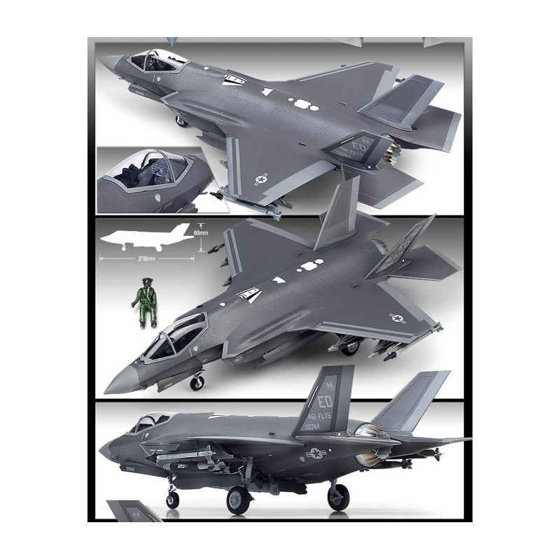 F-35A plastic plane model Lightning II MCP 1/72 | Scientific-MHD