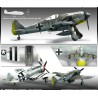 D-Day plastic plane model P-47 & FW190A-8 Combo 1/72 | Scientific-MHD