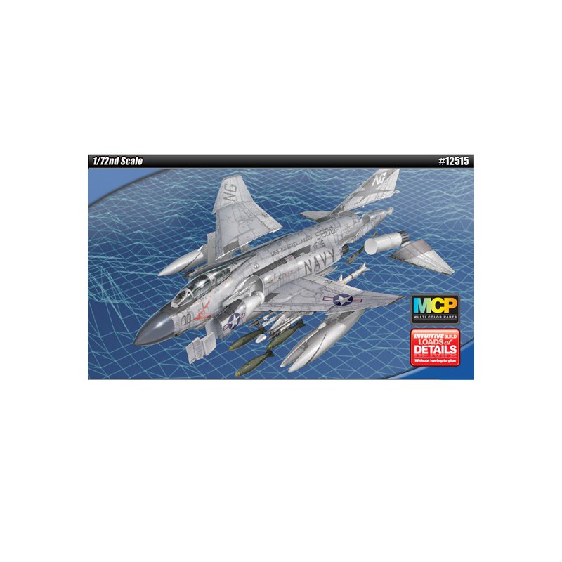 Plastic plane model F-4J Phantom Sow Time MCP 1/72 | Scientific-MHD