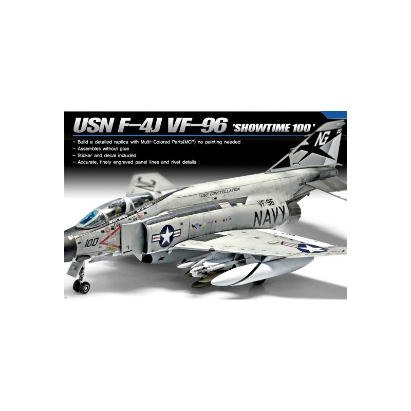 Plastic plane model F-4J Phantom Sow Time MCP 1/72 | Scientific-MHD