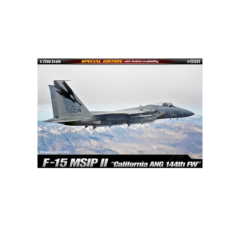 F-15 plastic plane model MSIP II 144th FW 1/72 | Scientific-MHD F-15 plastic plane model MSIP II 144th FW 1/72 | Scientific-MHD