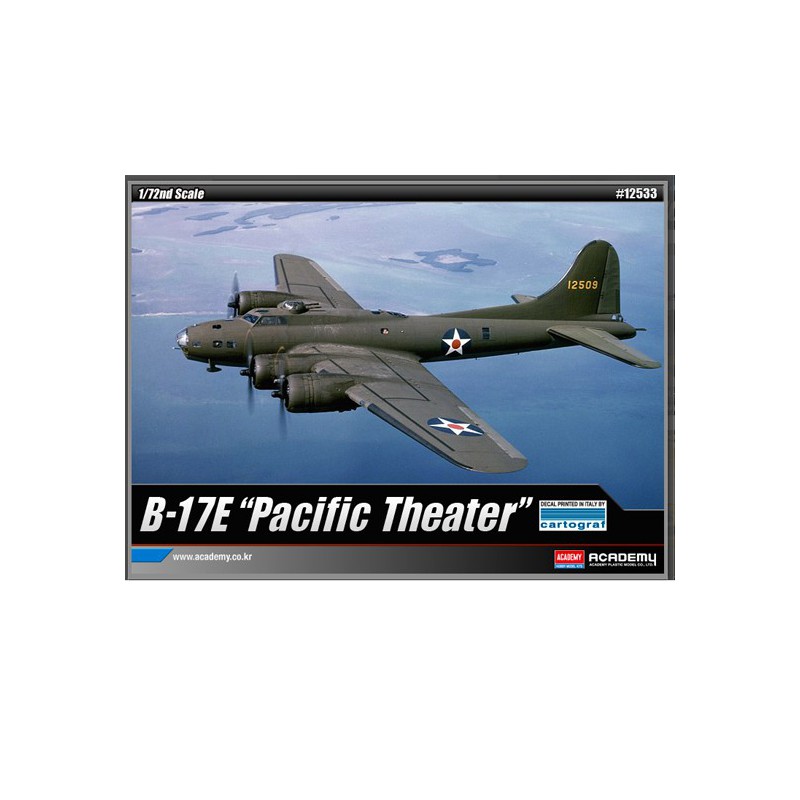 Plastic plane model B-17E Pacific Theather 1/72 | Scientific-MHD
