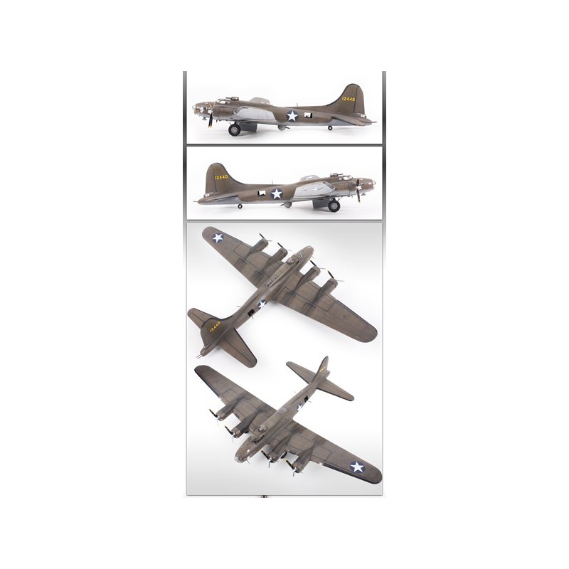 Plastic plane model B-17E Pacific Theather 1/72 | Scientific-MHD