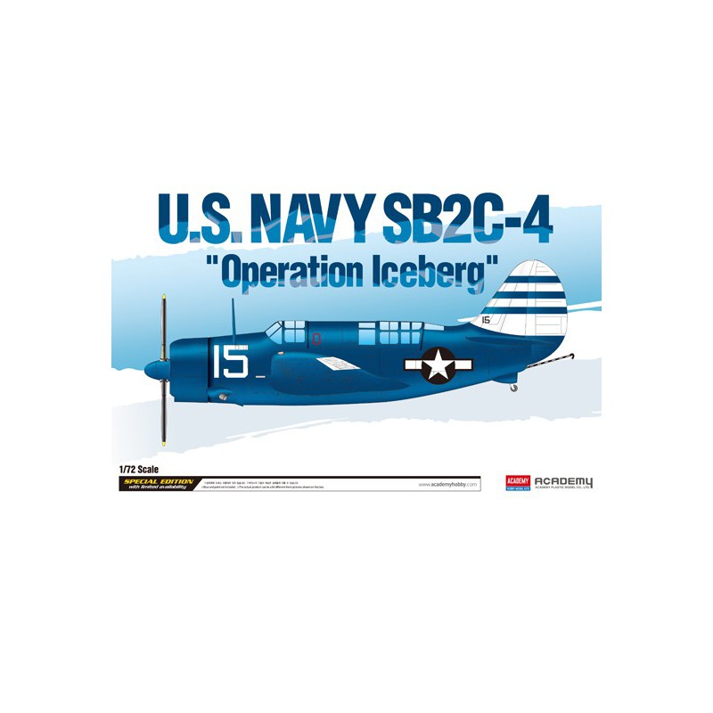 Plastic plane model U.S. Navy SB2C-4 1/72 | Scientific-MHD