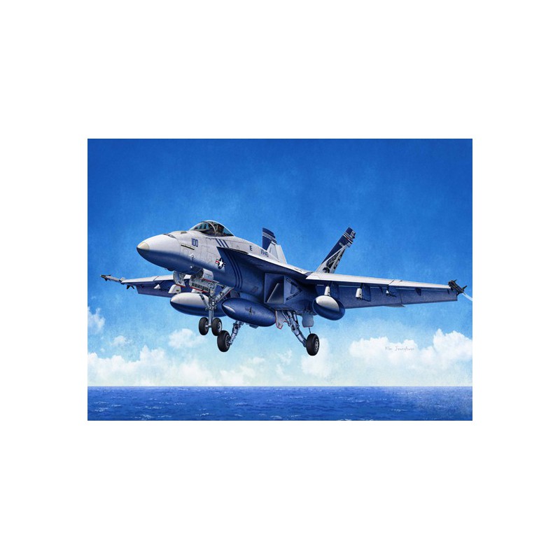 USN F/A-18E Plastic plane model VFA-143 1/72 | Scientific-MHD