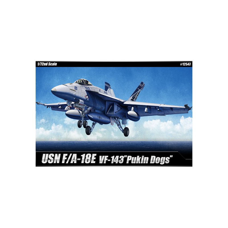 USN F/A-18E Plastic plane model VFA-143 1/72 | Scientific-MHD