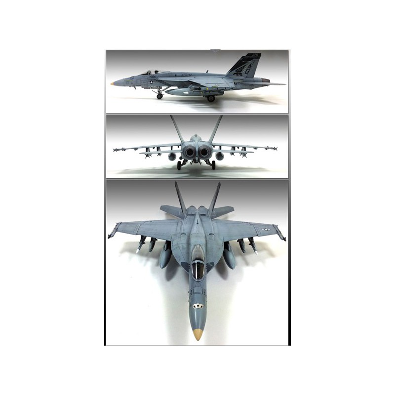 USN F/A-18E Plastic plane model VFA-143 1/72 | Scientific-MHD
